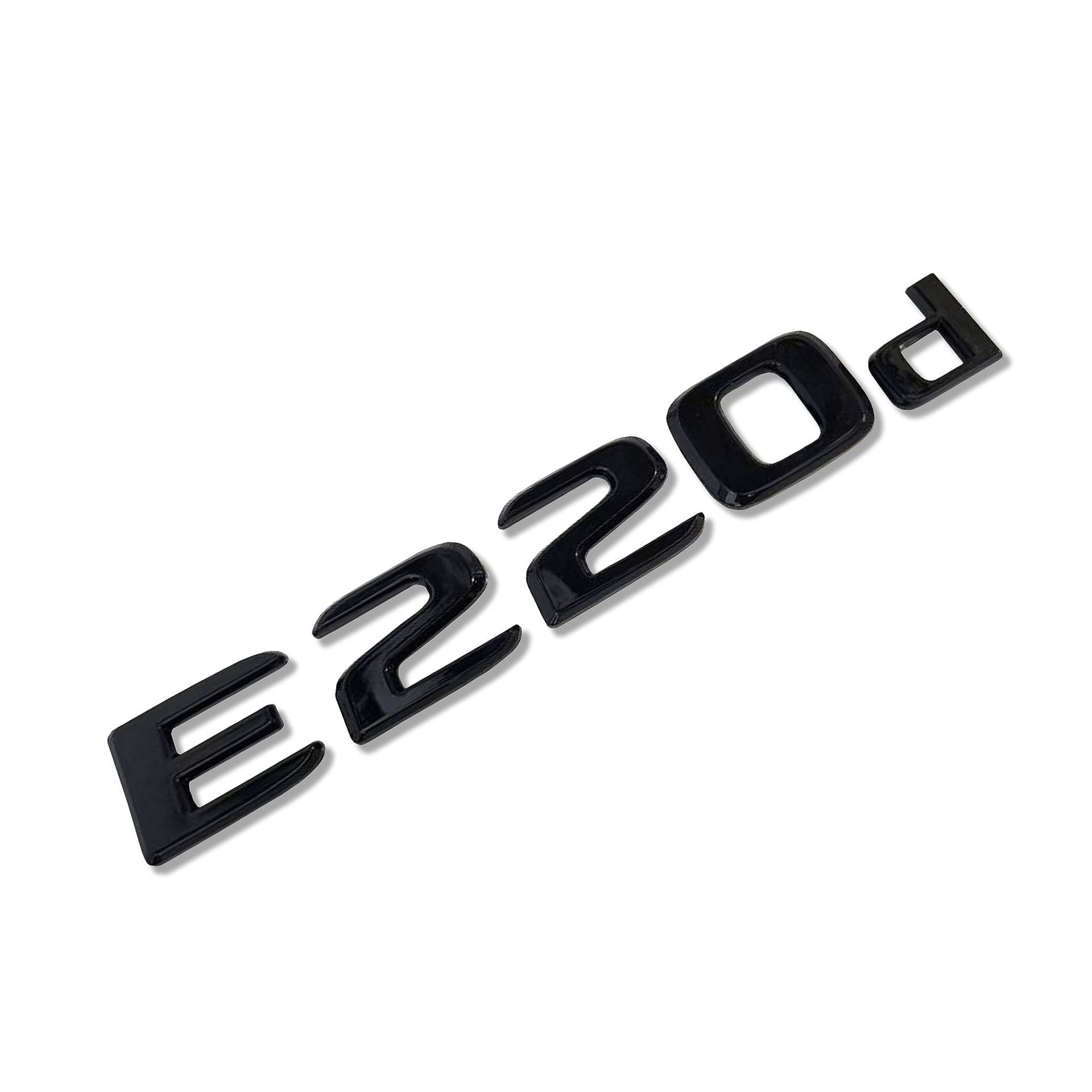 MCK Auto - E220d Schwarz glänzend vorne hinten Flügel Schwarz Abzeichen Logo Stiefel Emblem Aufkleber Tuning MCK Auto - E220d Schwarz glänzend vorne hinten Flügel Schwarz Abzeichen Logo Stiefel Emblem Aufkleber Tuning von MCK Auto