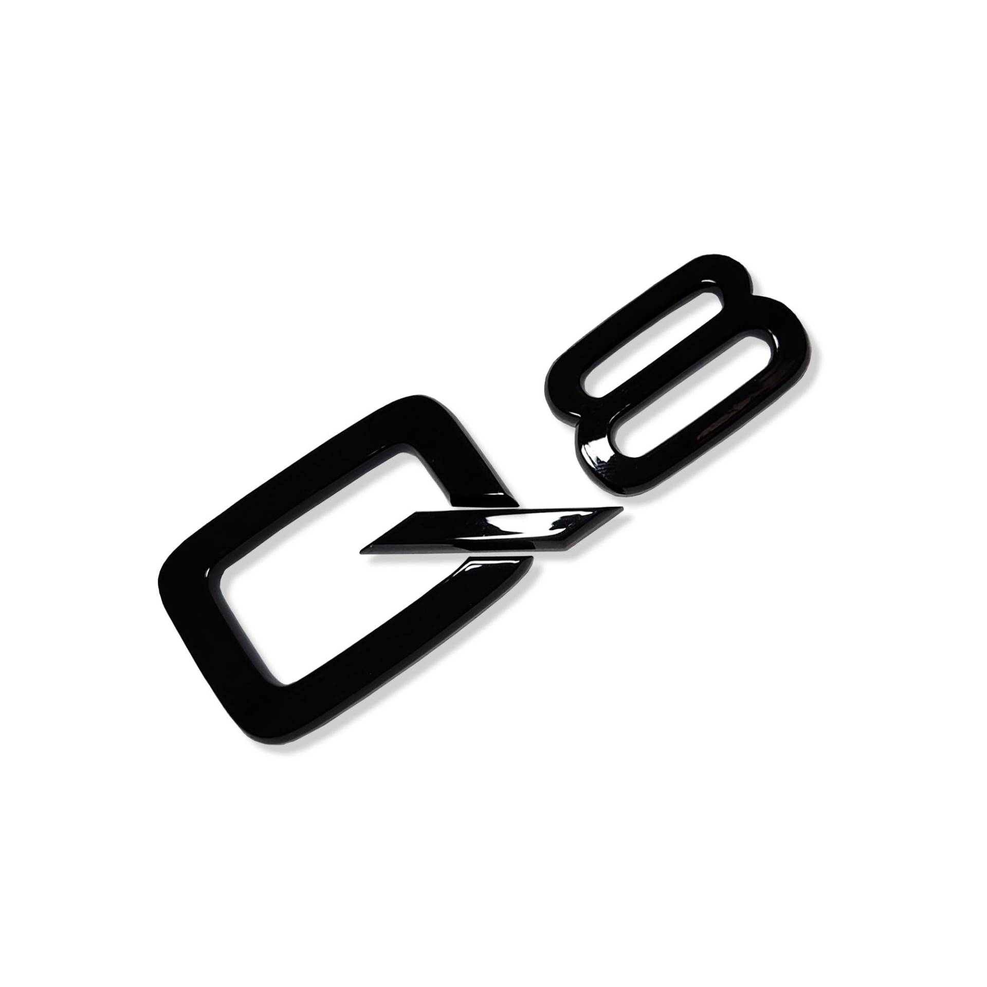 MCK Auto - Q8 schwarz glänzend vorne hinten Kotflügel schwarz Badge Logo Stiefel Emblem, selbstklebend, Tuning MCK Auto - Q8 schwarz glänzend vorne hinten Kotflügel schwarz Badge Logo Stiefel Emblem, selbstklebend, Tuning von MCK Auto