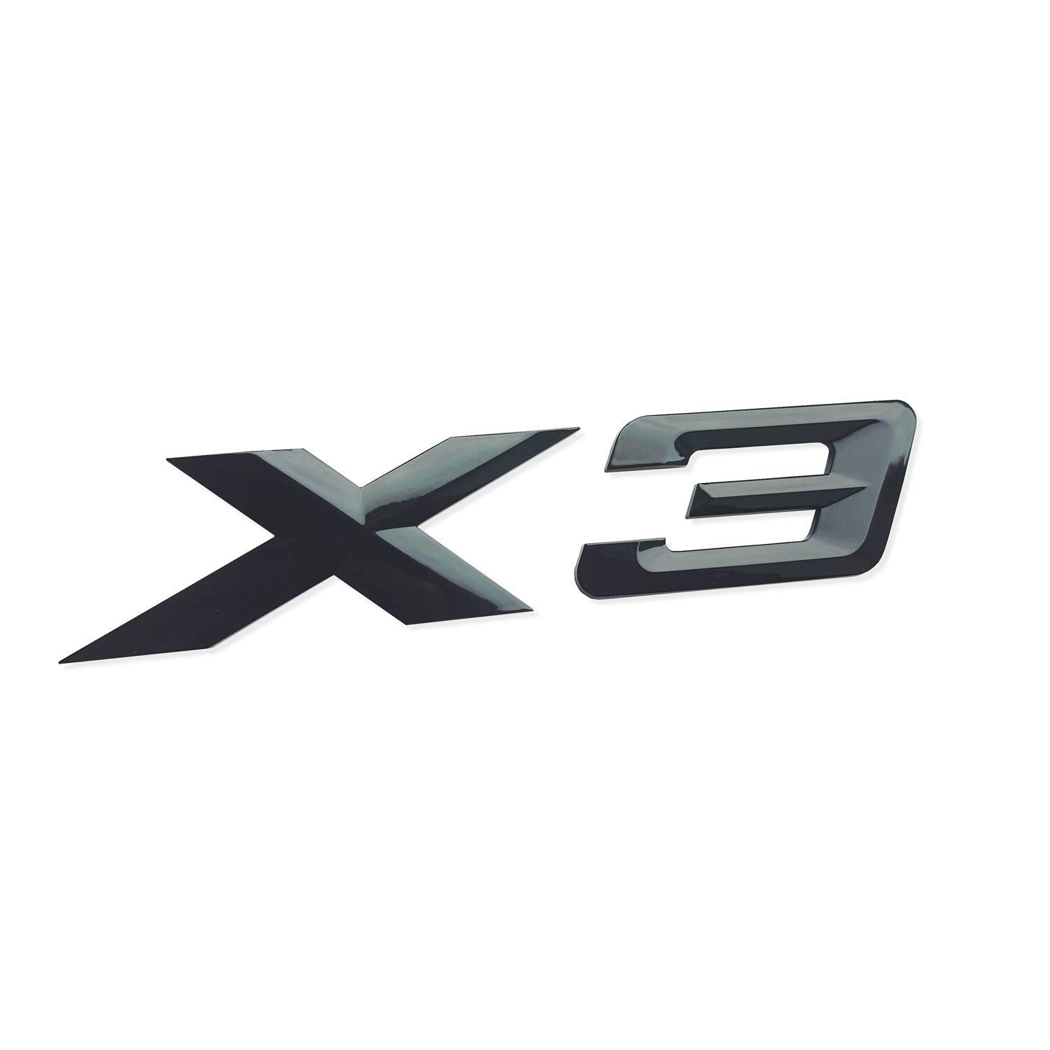 MCK Auto - X3 schwarz glänzendes Kofferraum-Logo, Heckabzeichen, Emblem, Tuning-Modifikation MCK Auto - X3 schwarz glänzendes Kofferraum-Logo, Heckabzeichen, Emblem, Tuning-Modifikation von MCK Auto