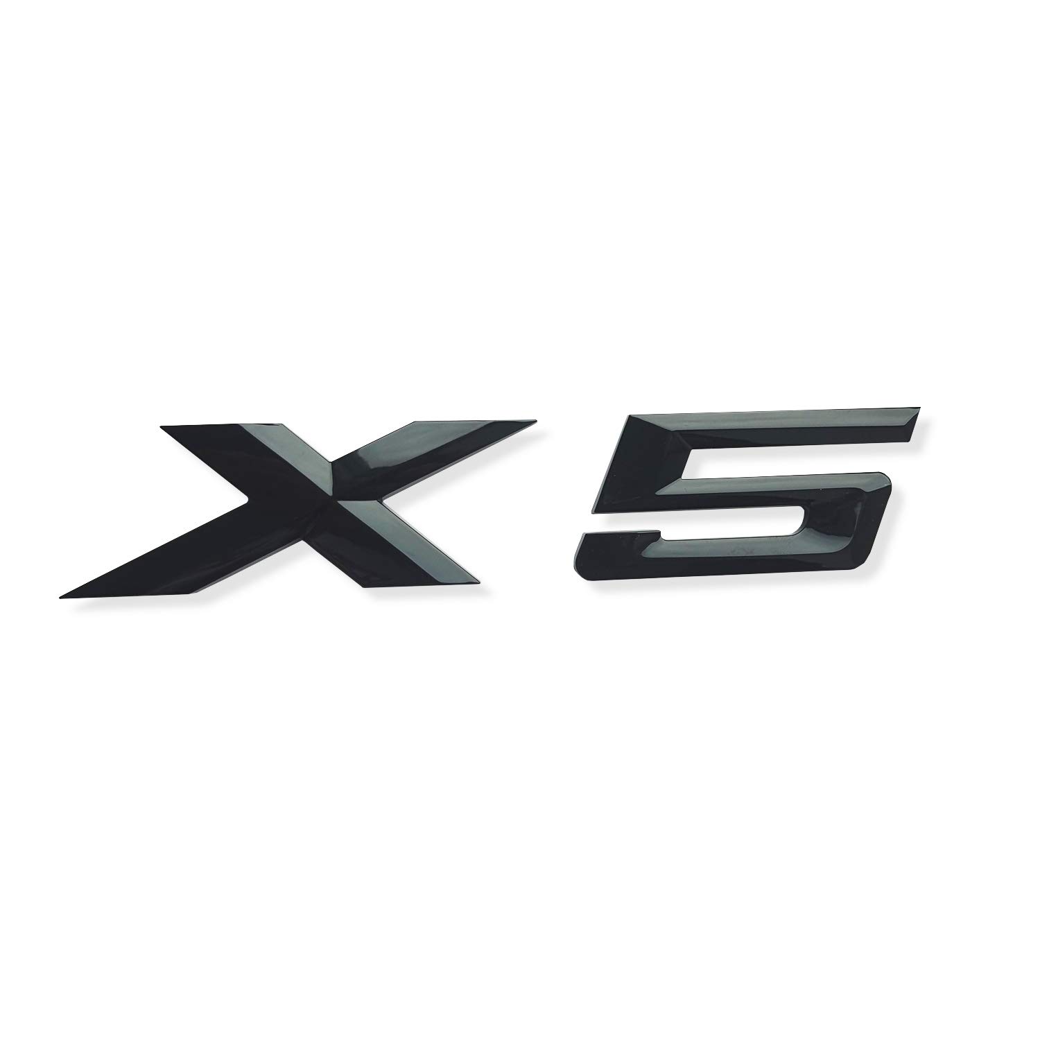 MCK Auto - X5 schwarz glänzend Heckklappe Logo hinten Abzeichen Emblem Tuning Modifikation von MCK Auto