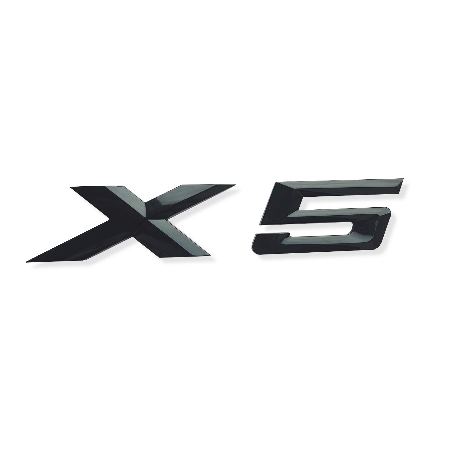 MCK Auto - X5 schwarz glänzend Logo Badge hinten Kofferraum Emblem Tuning Ersatz Modifikation kompatibel mit F15 F85 E53 E70 G05 MCK Auto - X5 schwarz glänzend Logo Badge hinten Kofferraum Emblem Tuning Ersatz Modifikation kompatibel mit F15 F85 E53 E70 G05 von MCK Auto