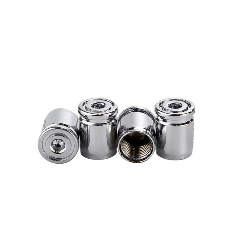 Auto Reifen Luftventilkappen, Auto Ventilkappen Staubdichte Reifenkappe Universal Ventildeckel Automotive Wheel Anti-Diebstahl-Reifenventilkappe für Auto Truck Bike Motorrad von MCLLDAO