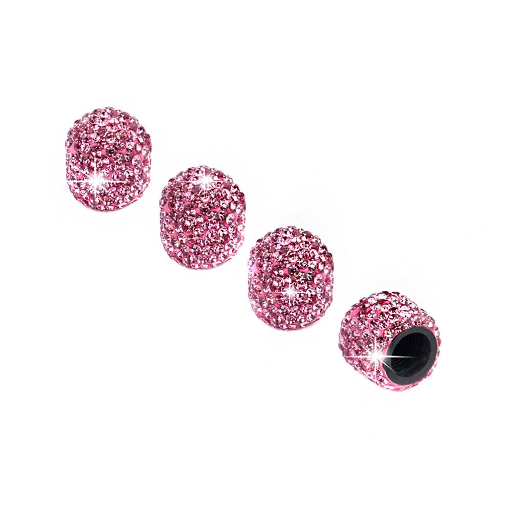 Auto Reifen Ventilkappen, Bling Bling Diamant Auto Reifenkappen Universal Ventil Kappen Staubschutz Luftdüsenkappe Kristall Glitzer Auto Dekoration Zubehör für Auto PKW Motorrad Fahrrad Auto Reifen Ventilkappen, Bling Bling Diamant Auto Reifenkappen Universal Ventil Kappen Staubschutz Luftdüsenkappe Kristall Glitzer Auto Dekoration Zubehör für Auto PKW Motorrad Fahrrad von MCLLDAO