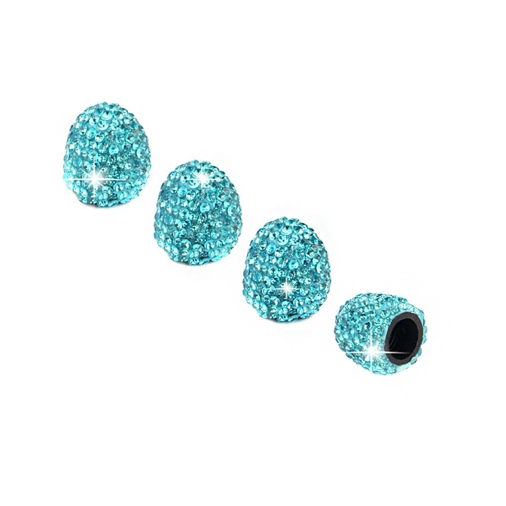 Auto Reifen Ventilkappen, Bling Bling Diamant Auto Reifenkappen Universal Ventil Kappen Staubschutz Luftdüsenkappe Kristall Glitzer Auto Dekoration Zubehör für Auto PKW Motorrad Fahrrad Auto Reifen Ventilkappen, Bling Bling Diamant Auto Reifenkappen Universal Ventil Kappen Staubschutz Luftdüsenkappe Kristall Glitzer Auto Dekoration Zubehör für Auto PKW Motorrad Fahrrad von MCLLDAO