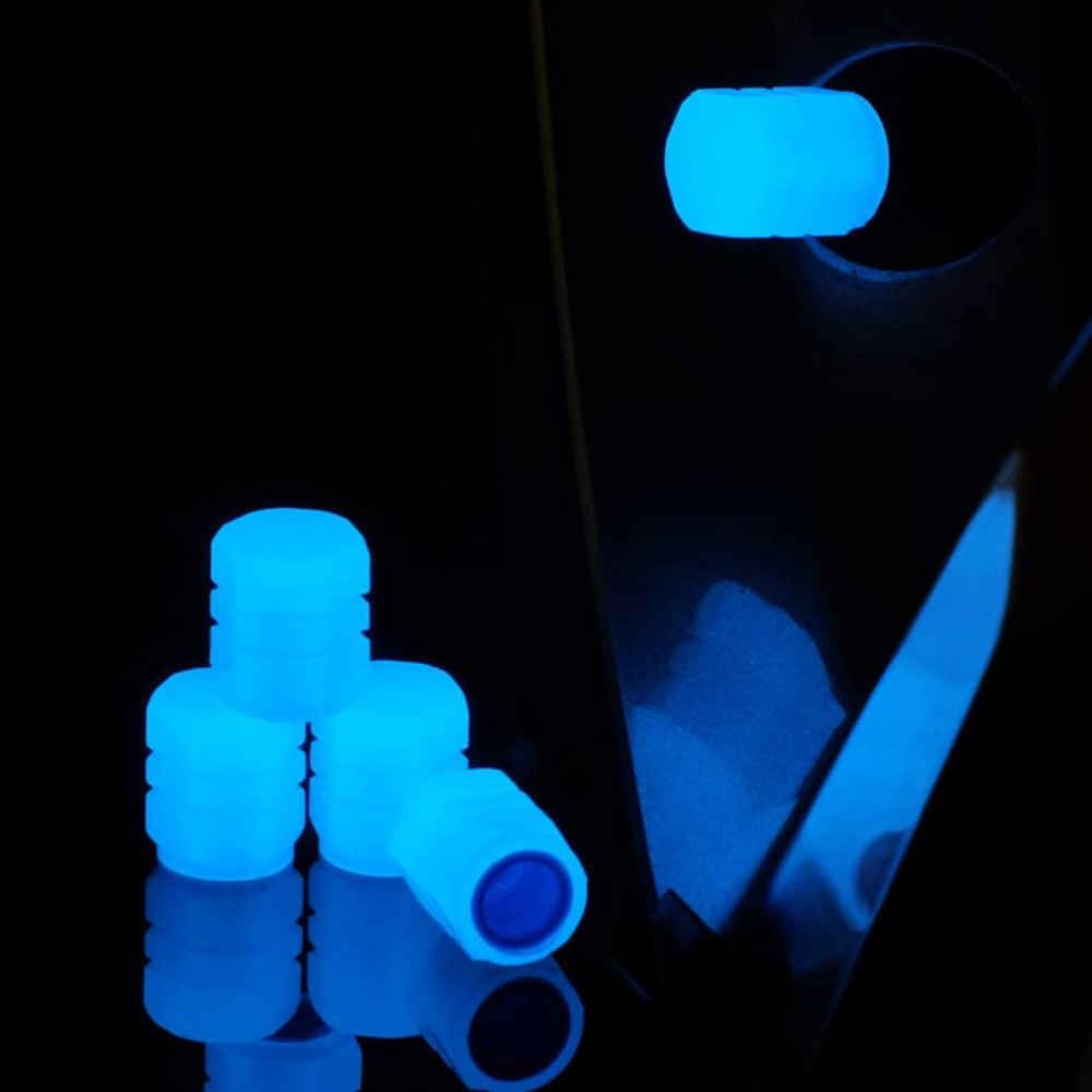 Beleuchtete Autoreifen Ventilkappen, Ventilkappen Kunststoff Fluoreszierende Reifenventilkappen Leuchten im Dunkeln Universal Autoreifen Glühen Ventil Stem Cover für Auto, Motorräder, Fahrrad Beleuchtete Autoreifen Ventilkappen, Ventilkappen Kunststoff Fluoreszierende Reifenventilkappen Leuchten im Dunkeln Universal Autoreifen Glühen Ventil Stem Cover für Auto, Motorräder, Fahrrad von MCLLDAO