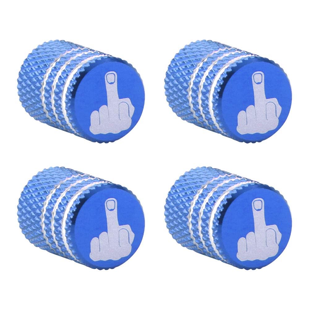 Blau Reifen Ventilkappen Universal Spindelabdeckungen für Autos, SUVs, Fahrräder und Fahrräder, LKWs, Motorräder, Schwerlast, Luftdichte Dichtung, Anschraubbare, Griffige Verwendung,Blau Blau Reifen Ventilkappen Universal Spindelabdeckungen für Autos, SUVs, Fahrräder und Fahrräder, LKWs, Motorräder, Schwerlast, Luftdichte Dichtung, Anschraubbare, Griffige Verwendung,Blau von MCLLDAO