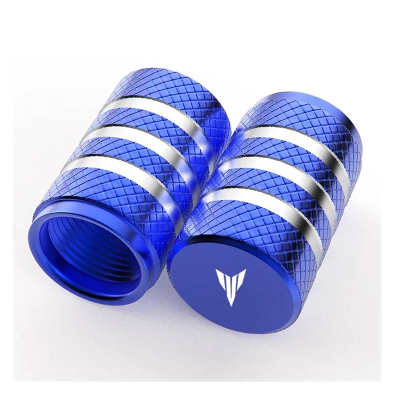 Kompatibel mit MT03 MT-03 MT 01 MT-07 FZ-07 MT10 MT09 MT15 MT25 MT125 Motorrad Rad Reifen Ventilkappen CNC Aluminium luftdichte Abdeckung,Blue von MCLLDAO