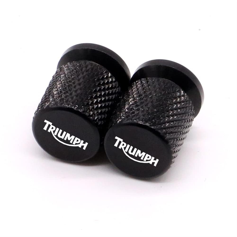 Motorrad Radreifen Ventilkappe, CNC Aluminiumschaft Luftanschluss Abdeckungsstecker Für Triumph Tiger 900/850 Street/Speed Triple Daytona 675,Black Motorrad Radreifen Ventilkappe, CNC Aluminiumschaft Luftanschluss Abdeckungsstecker Für Triumph Tiger 900/850 Street/Speed Triple Daytona 675,Black von MCLLDAO