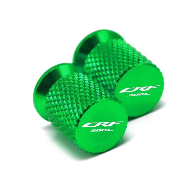 Motorrad-Ventilkappen Für H-ONDA CRF300L CRF300 L CRF 300L Für Rally 2021 2022 2023 2024 Motorrad Zubehör CNC Rad Reifen Ventil Kappen Abdeckung Stecker,Green von MCLLDAO