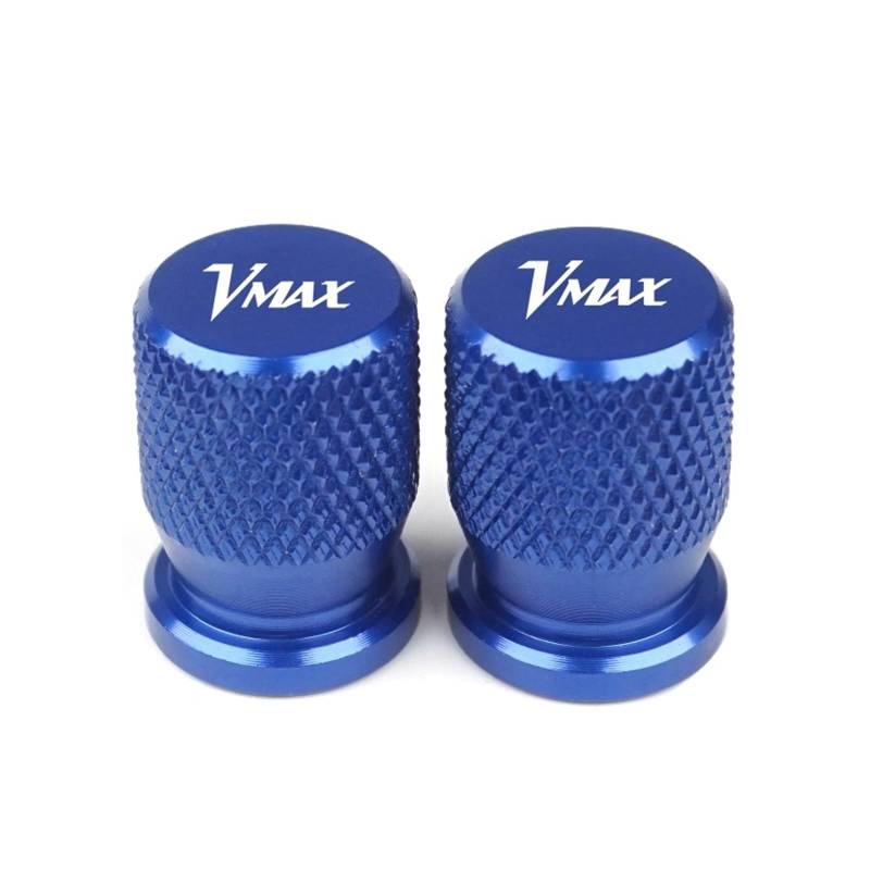 Motorrad Ventilkappen Für V-MAX V MAX VMAX 1200 1700 Motorrad Zubehör Rad Reifen Ventil Stem Caps CNC Luftdichte Abdeckung,Blue von MCLLDAO