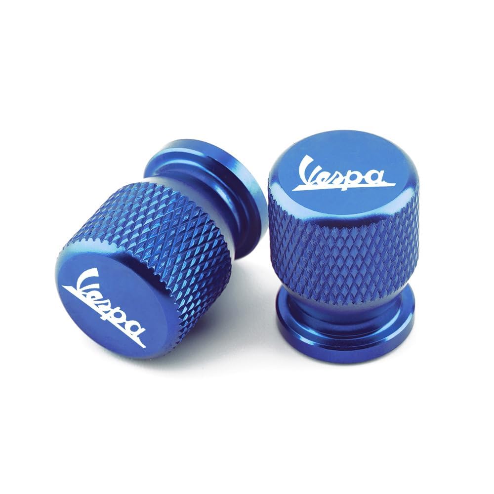Motorrad Ventilkappen für Vespa GTS GTV LX 60 125 250 300 PX 200, Motorrad Reifen Staubschutzkappe Aluminium Reifen Luftventilkappen Ventil Staubkappen Reifenventilkappen,Blue-normal Motorrad Ventilkappen für Vespa GTS GTV LX 60 125 250 300 PX 200, Motorrad Reifen Staubschutzkappe Aluminium Reifen Luftventilkappen Ventil Staubkappen Reifenventilkappen,Blue-normal von MCLLDAO