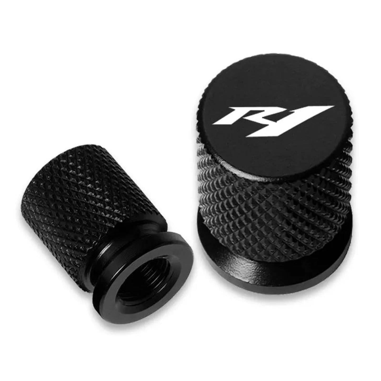 Ventilkappe Für Motorradreifen Für YA&MAHA YZFR1 YZF-R1 2014-2021 Motorrad-Radreifen-Luftventilkappen,Schwarz Ventilkappe Für Motorradreifen Für YA&MAHA YZFR1 YZF-R1 2014-2021 Motorrad-Radreifen-Luftventilkappen,Schwarz von MCLLDAO