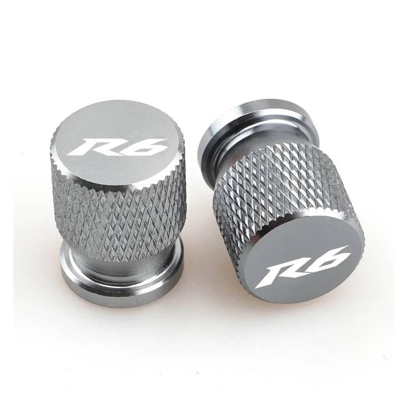 Ventilkappe Für Motorradreifen Für YA&MAHA YZFR6 YZF-R6 YZF R6 Motorrad-Luftanschlusskappe,Gris von MCLLDAO