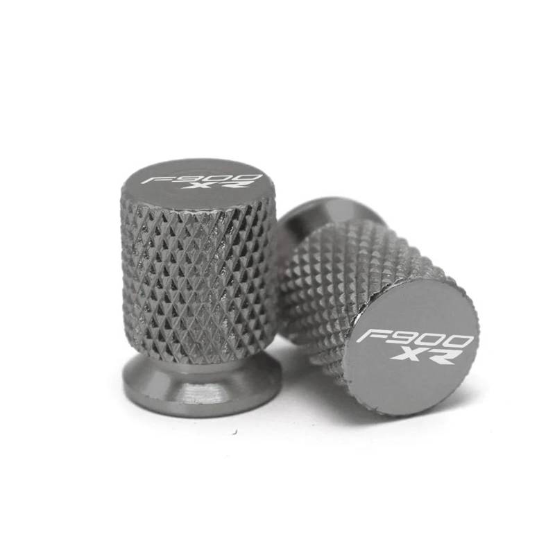 Ventilkappen Für BMW F900XR F 900XR F900 XR F 900 XR Motorrad Zubehör CNC Rad Reifen Ventil Kappen Air Stem Abdeckung Stecker,Grau von MCLLDAO