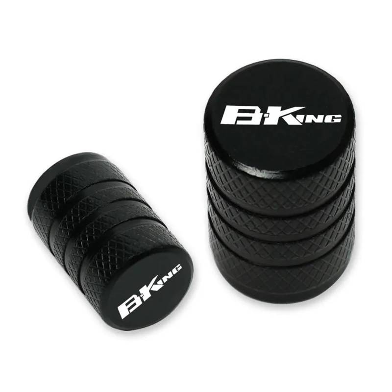 Ventilkappen für Alu-Reifen FÜR Suzuki B-King ABS BKING 2008 2009 2010 2011 2012 Motorrad Universal Ventilkappe Fahrzeug Rad Reifen Ventilschaftkappen Abdeckungen,Black von MCLLDAO