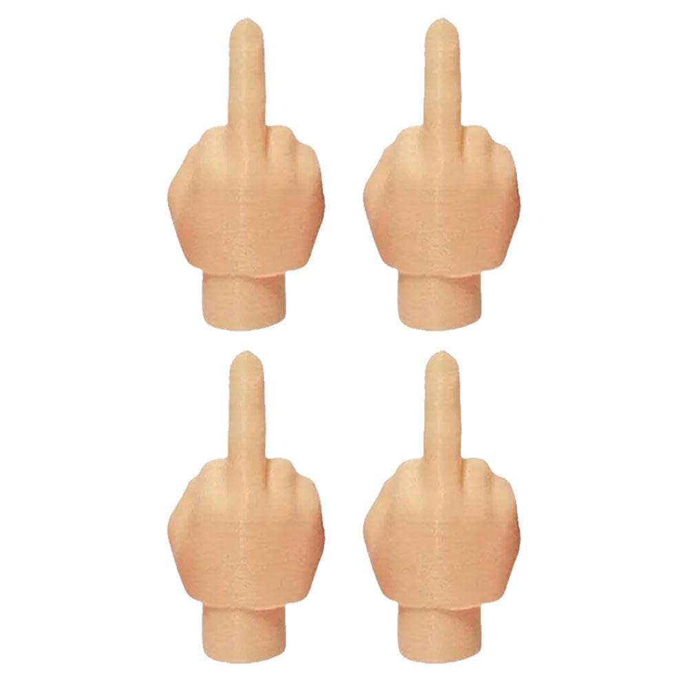Ventilkappen für Mittelfinger-Reifen, staubdicht, universell für Autos, SUVs, Fahrräder, LKWs, Motorräder,beige-4 Stück Ventilkappen für Mittelfinger-Reifen, staubdicht, universell für Autos, SUVs, Fahrräder, LKWs, Motorräder,beige-4 Stück von MCLLDAO