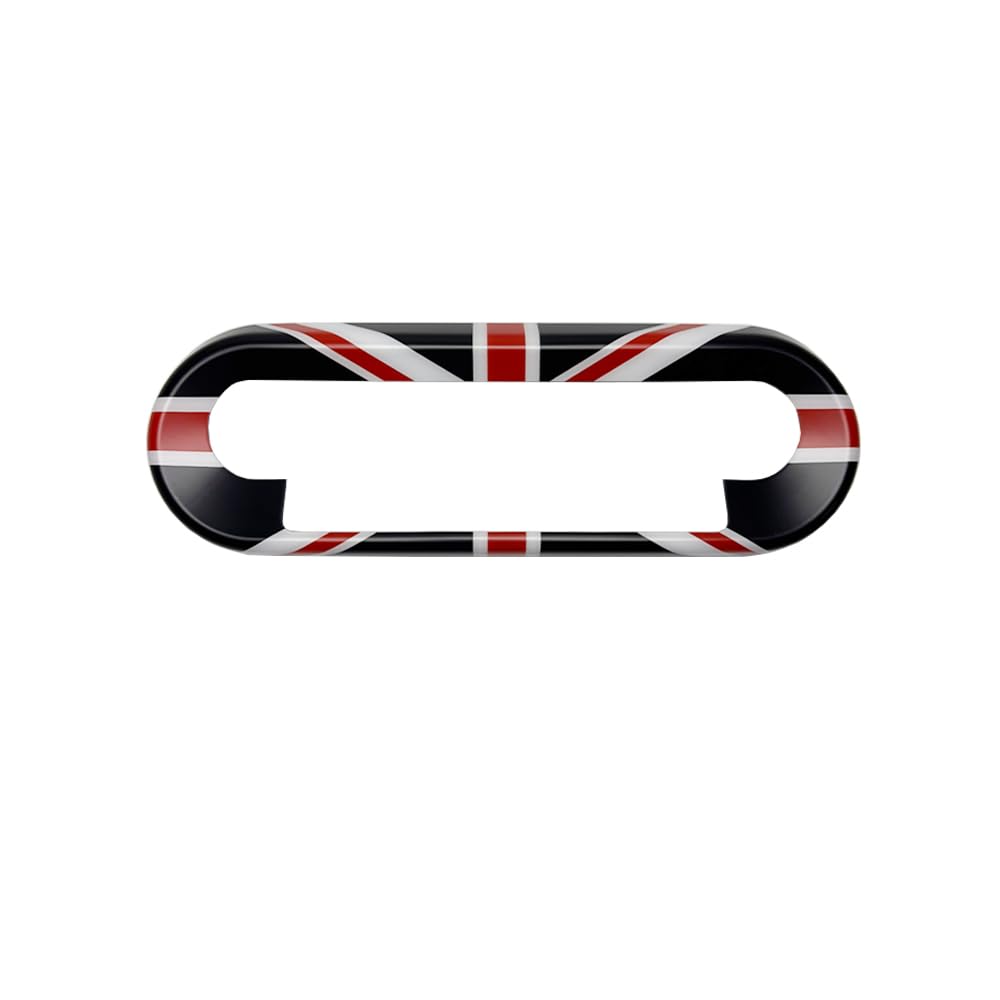 Auto Central Control Button Frame Cover Aufkleber für Mini Cooper SE J01 ACEMAN J05 JCW Countryman U25 F66 Hatchback F65 5-Tür Hatchback F67 Cabriolet Zubehör Auto Styling (Black Jack) von MCOAORN