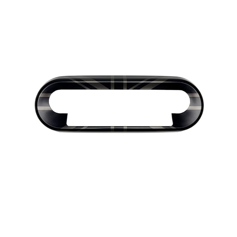 Auto Central Control Button Frame Cover Aufkleber für Mini Cooper SE J01 ACEMAN J05 JCW Countryman U25 F66 Hatchback F65 5-Tür Hatchback F67 Cabriolet Zubehör Auto Styling (Black Union Jack) von MCOAORN
