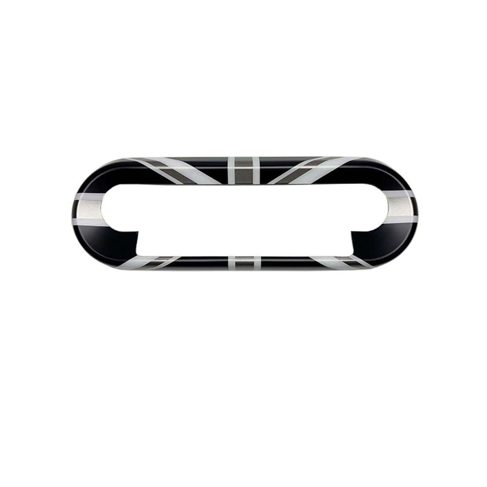 Auto Central Control Button Frame Cover Aufkleber für Mini Cooper SE J01 ACEMAN J05 JCW Countryman U25 F66 Hatchback F65 5-Tür Hatchback F67 Cabriolet Zubehör Auto Styling (Gray Union Jack) von MCOAORN