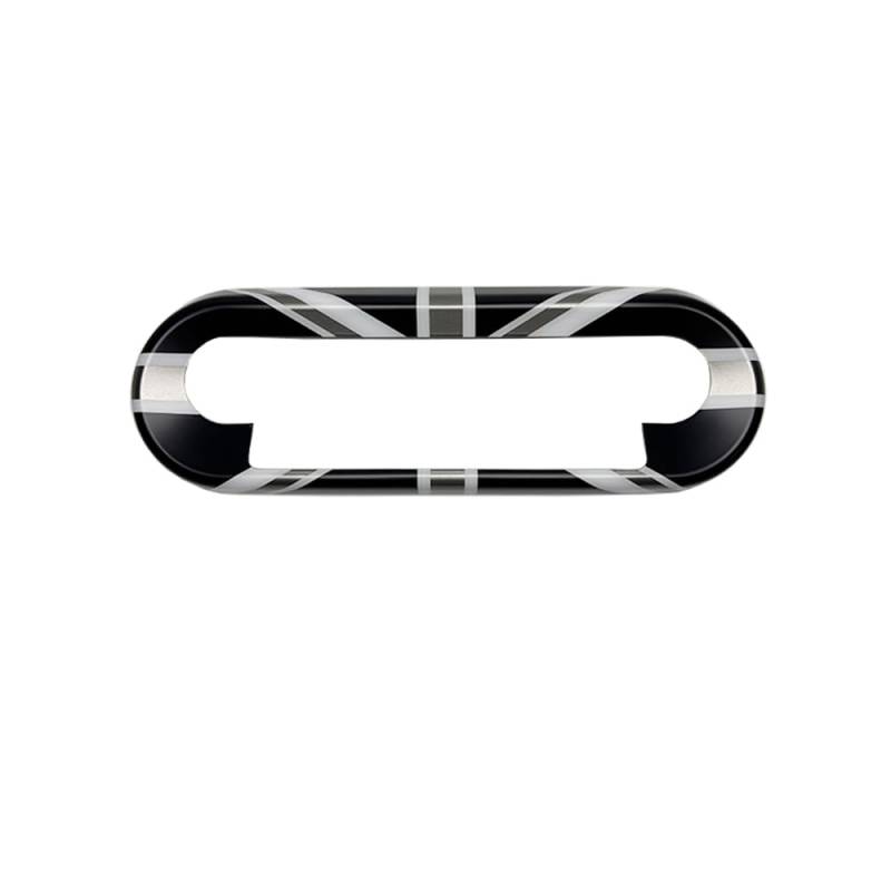 Auto Central Control Button Frame Cover Aufkleber für Mini Cooper SE J01 ACEMAN J05 JCW Countryman U25 F66 Hatchback F65 5-Tür Hatchback F67 Cabriolet Zubehör Auto Styling (Gray Union Jack) von MCOAORN