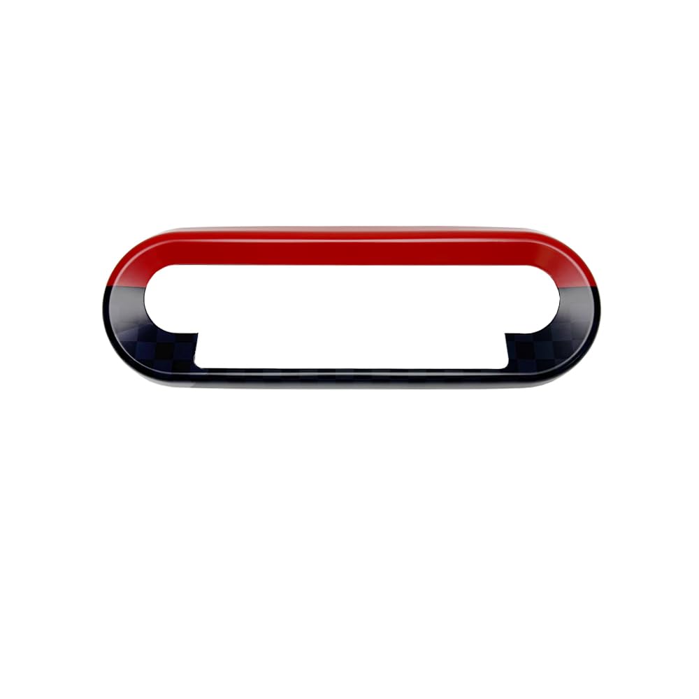 Auto Central Control Button Frame Cover Aufkleber für Mini Cooper SE J01 ACEMAN J05 JCW Countryman U25 F66 Hatchback F65 5-Tür Hatchback F67 Cabriolet Zubehör Auto Styling (JCW) von MCOAORN