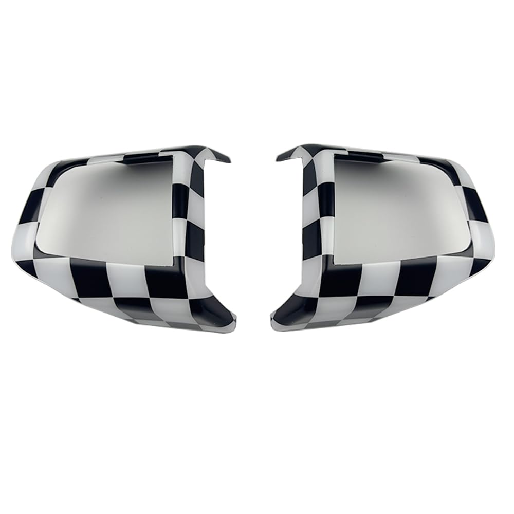 Lenkrad Tasten Dekoration Schutzhülle für Mini Cooper SE J01 ACEMAN J05 JCW Countryman U25 F66 Hatchback F65 5-Tür Hatchback F67 Cabriolet Zubehör Auto Styling (Checker) von MCOAORN