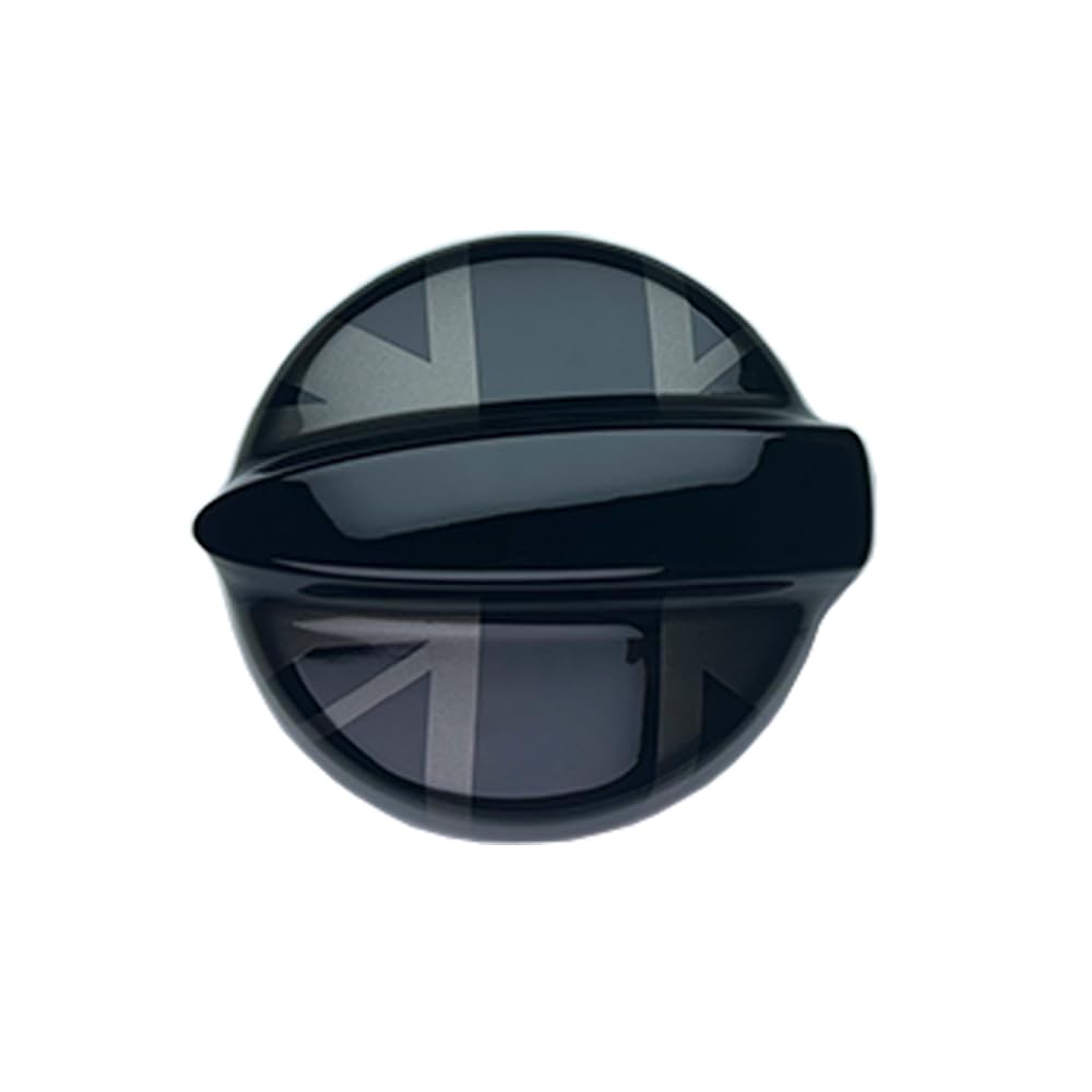 MINI R53 Kraftstoffabdeckungen, Kraftstofftankabdeckung Dekorative Abdeckung Aufkleber für MINI Cooper S JCW R53 2002-2006 1.6 Turbo Version (Black Flag) von MCOAORN