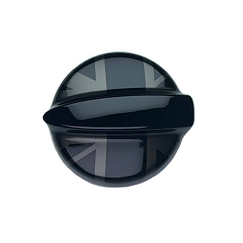 MINI R53 Kraftstoffabdeckungen, Kraftstofftankabdeckung Dekorative Abdeckung Aufkleber für MINI Cooper S JCW R53 2002-2006 1.6 Turbo Version (Black Flag) von MCOAORN