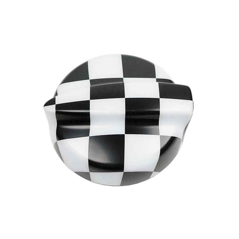 MINI R53 Kraftstoffabdeckungen, Kraftstofftankabdeckung Dekorative Abdeckung Aufkleber für MINI Cooper S JCW R53 2002-2006 1.6 Turbo Version (Checker) von MCOAORN