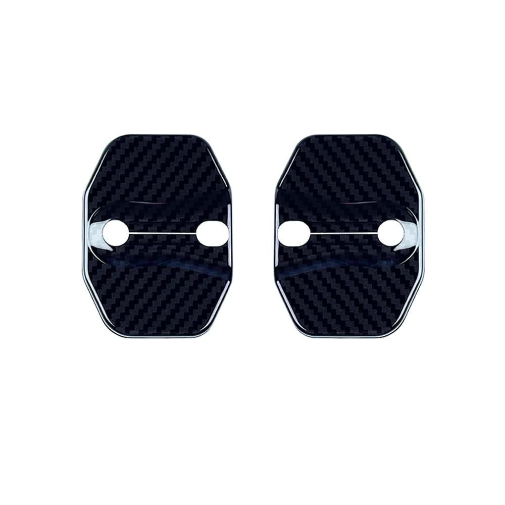 Türschloss Dekoration Schutzhülle Kompatibel für Mini Cooper F56 F55 F57 F60 F54 F65 F66 F67 Zubehör Auto Styling (Carbon Pattern(2pcs)) von MCOAORN