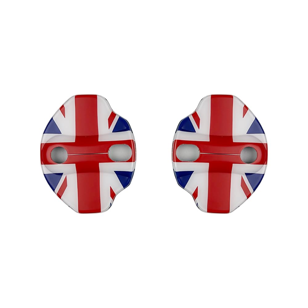 Türschloss Dekoration Schutzhülle kompatibel für Mini Cooper SE J01 ACEMAN SE J05 JCW Countryman U25 Zubehör Auto Styling (Union Jack(2pcs)) von MCOAORN