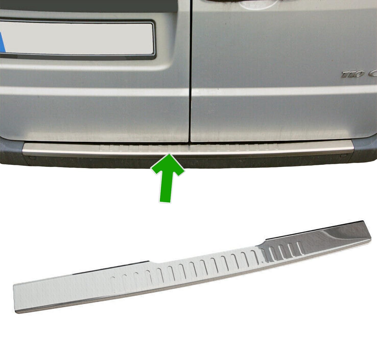 Ladekantenschutz für Mercedes Vito Viano W639 | 2004-2014 Edelstahl matt Schutz für Ladekantenschutz Ladekantenschutz für Mercedes Vito Viano W639 | 2004-2014 Edelstahl matt Schutz für Ladekantenschutz von MCPerformance
