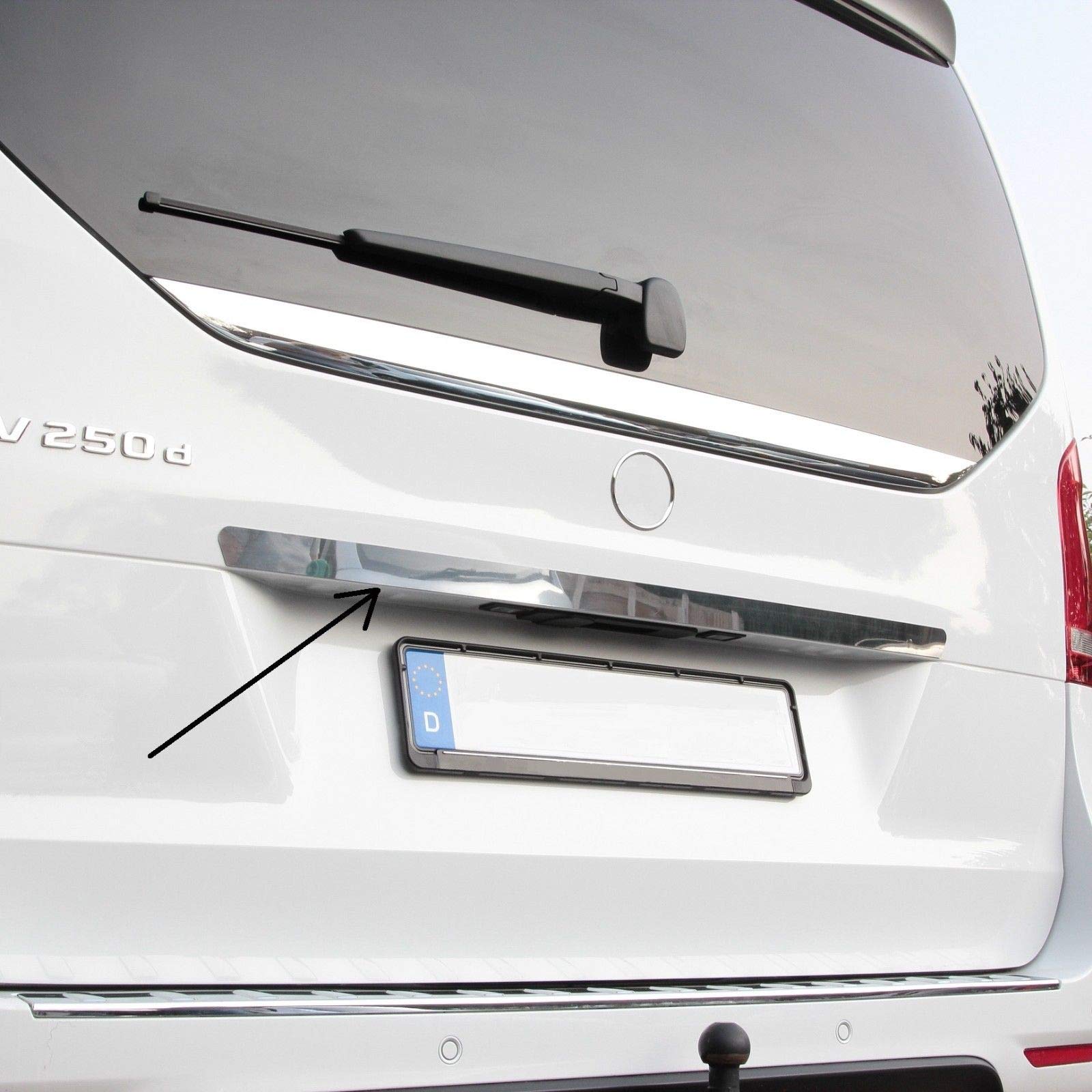 MCPerformance Chrom Zierleiste für W447 ab 2014 Vito V-Klasse Kennzeichenliste MCPerformance Chrom Zierleiste für W447 ab 2014 Vito V-Klasse Kennzeichenliste von MCPerformance