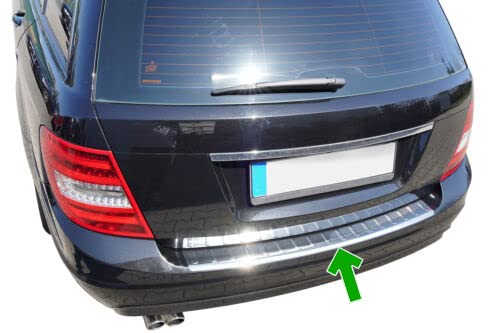 Stoßstangenschutz für Mercedes C-Klasse T-Modell | S204 | 2007-2015 Edelstahl verchromt Schutz für Ladekantenschutz Stoßstangenschutz für Mercedes C-Klasse T-Modell | S204 | 2007-2015 Edelstahl verchromt Schutz für Ladekantenschutz von MCPerformance