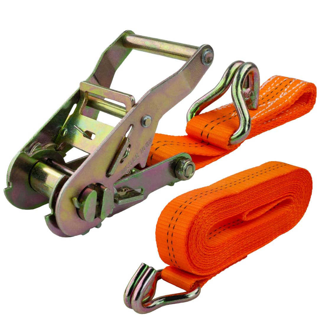 Spanngurt mit Ratsche und Haken, 35mm breit 6m lang, bis 2000kg, Spanngurt orange, Zurrgurte für Ladungssicherung, Spanngurte Haken, Gurtband, Spanngurt 6m Spanngurt mit Ratsche und Haken, 35mm breit 6m lang, bis 2000kg, Spanngurt orange, Zurrgurte für Ladungssicherung, Spanngurte Haken, Gurtband, Spanngurt 6m von MCS Cargo Security