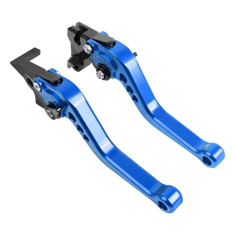 MCSLUBMH Motorrad Bremskupplungs Für FZ1 FAZER FZ6R FZ8 XJ6 FZ6 MT07 MT09 MT-10 MT-07 09 FZ-09 XSR700 XSR900 Tracer 900 Kurze/Lange Bremse Kupplung Hebel(Short Blue) von MCSLUBMH
