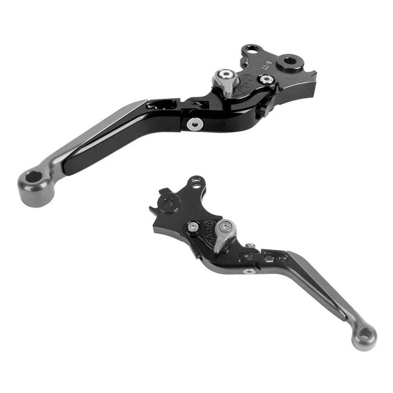 MCSLUBMH Motorrad Bremskupplungs Für R1200GS R1250GS Abenteuer R1200 R1250 GS LC GS1200 ADV R1250GSA Motorrad Lenker Faltbare Bremse Kupplung Steuerhebel(Black Titanium 1) von MCSLUBMH