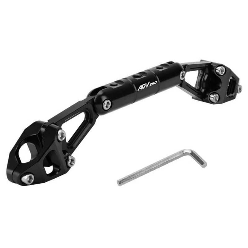 MCSLUBMH Motorrad-Lenkerquerstange Für ADV150 ADV350 ADV 350 150 Motorradzubehör Balance Bar Lenker Querlatte Hebel Telefonhalter(Black-2) von MCSLUBMH