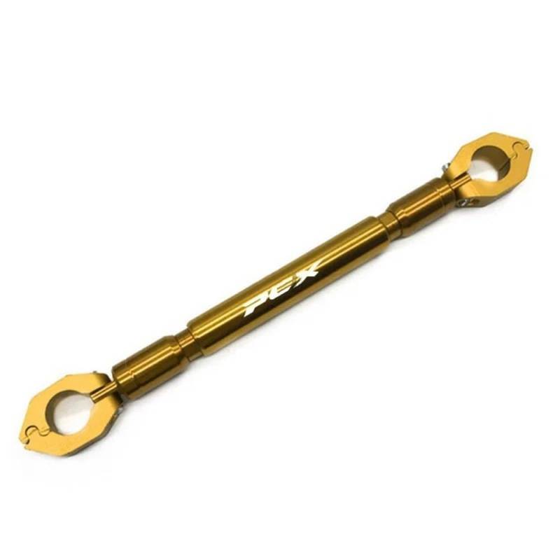 MCSLUBMH Motorrad-Lenkerquerstange Für PCX 160/150/125 22mm Universal Lenker Querlatte Balance Bar Halterung Extender Erweiterung Motorrad Zubehör Teile(Gold) von MCSLUBMH