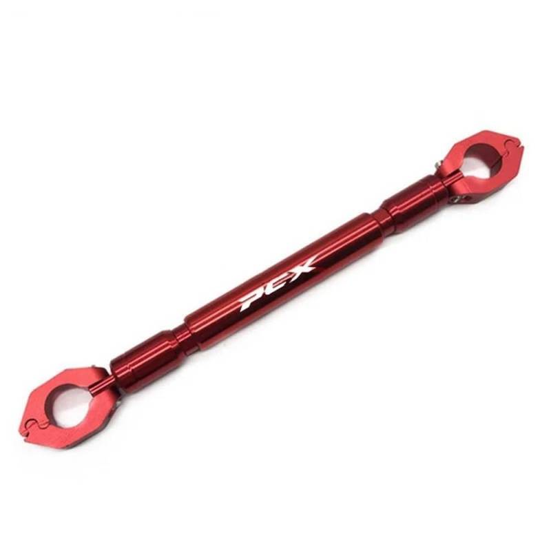 MCSLUBMH Motorrad-Lenkerquerstange Für PCX 160/150/125 22mm Universal Lenker Querlatte Balance Bar Halterung Extender Erweiterung Motorrad Zubehör Teile(Red) von MCSLUBMH