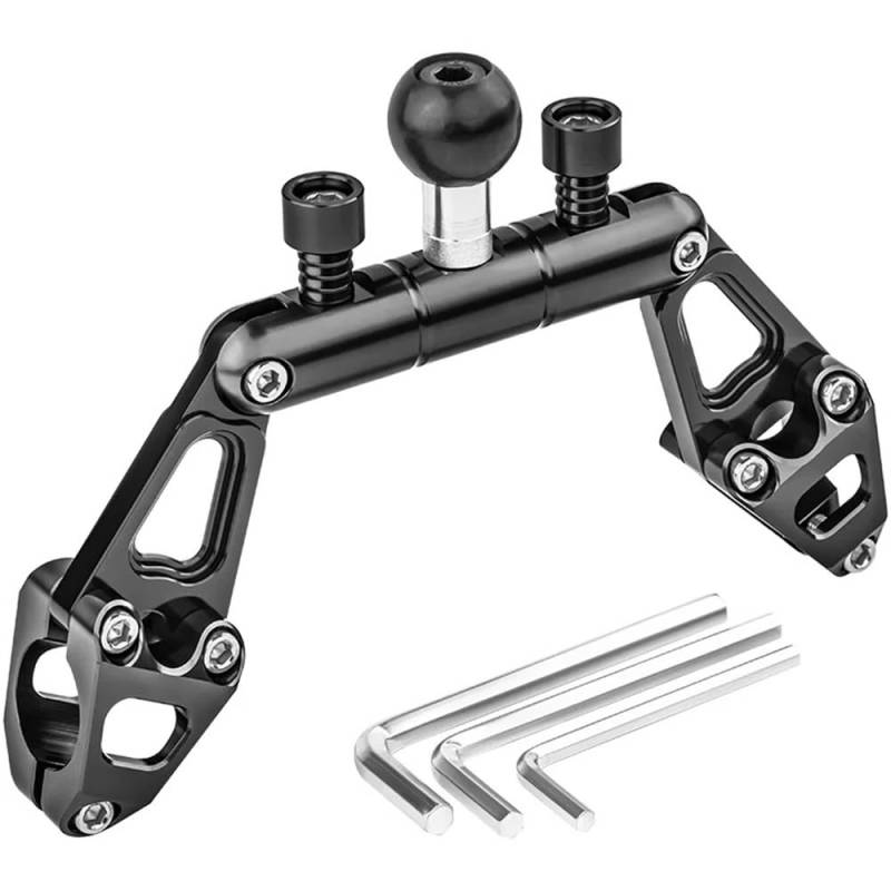 MCSLUBMH Motorrad-Lenkerquerstange Für PCX125 150 160 PCX160 PCX150 Motorradzubehör Einstellbare Multifunktions-Querstange Lenker Balance Bar(Black-2) von MCSLUBMH
