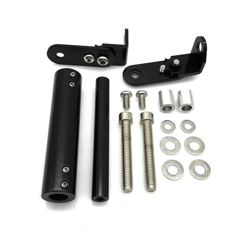 MCSLUBMH Motorrad-Lenkerquerstange Für Trail125 PCX125 ADV160 Motorrad Telefon Navigation GPS Halterung(1set Black) von MCSLUBMH