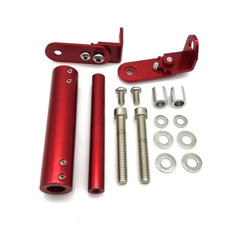 MCSLUBMH Motorrad-Lenkerquerstange Für Trail125 PCX125 ADV160 Motorrad Telefon Navigation GPS Halterung(1set red) von MCSLUBMH