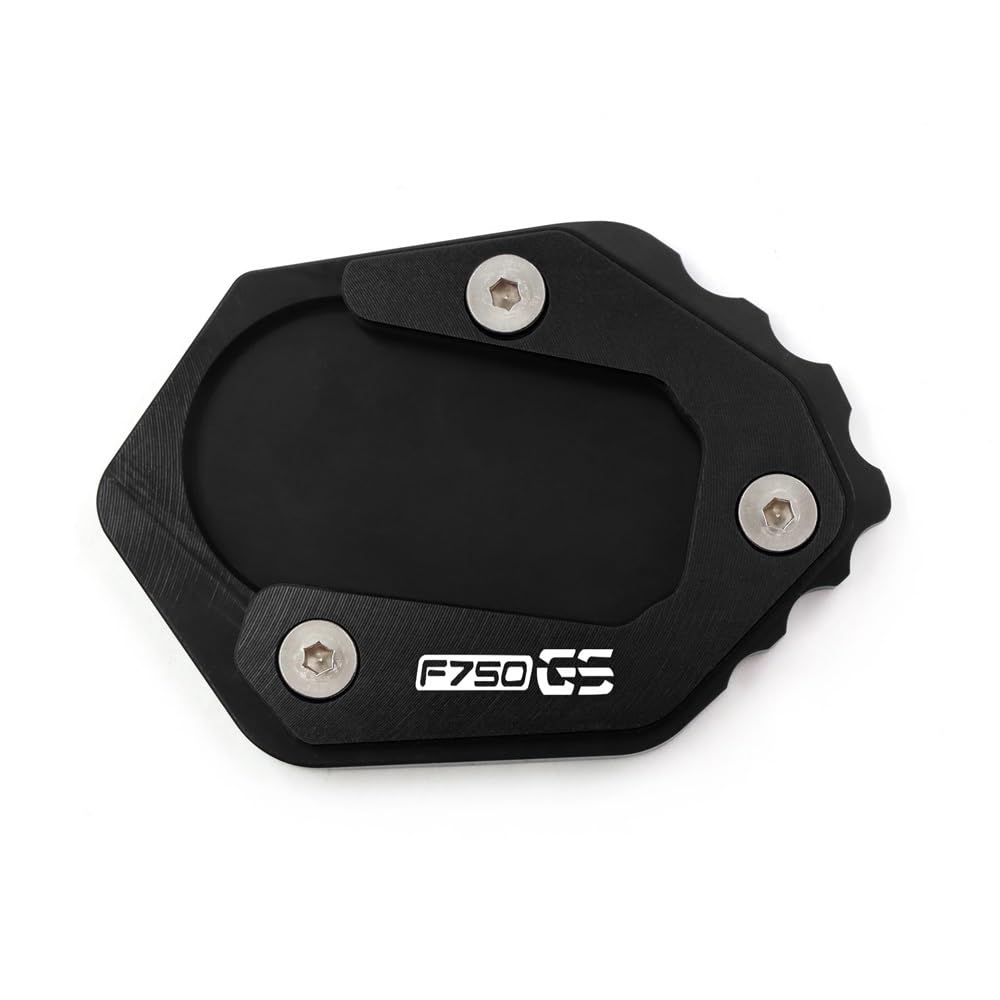 MCSLUBMH Motorrad Ständer Unterlage Für B&MW F850GS F 850 ​​GS F750GS F850 GS F 750 GS 2018-2023 Motorrad Zubehör Seitenständer Verlängerung Fußpolster(Black A) von MCSLUBMH
