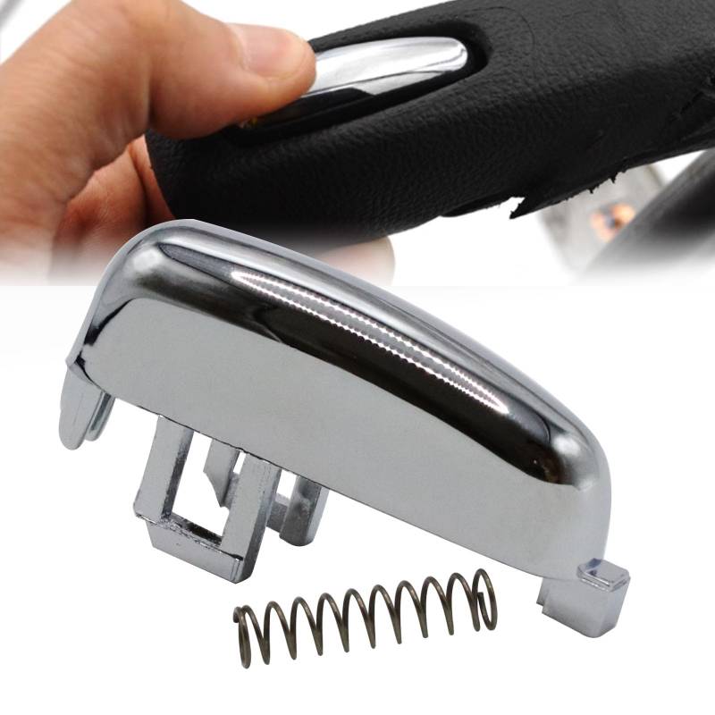MCamooer Handbremsknopf Schalter, Drucktaste, Manuell, Silber, Kompatibel mit Vauxhall Opel Mokka 2012-2018 von MCamooer