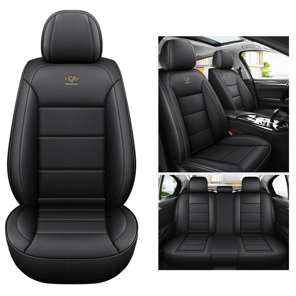 MDATT Autositzbezüge passend für BMW X1 E84 X1 F48 X2 M35i F39 X2 F39 X3 E83 X3 F25 i8 I12 vorne 2 hinten 3 universeller 5-Sitzer Premium-PU-Leder-Sitzbezug, Schwarz MDATT Autositzbezüge passend für BMW X1 E84 X1 F48 X2 M35i F39 X2 F39 X3 E83 X3 F25 i8 I12 vorne 2 hinten 3 universeller 5-Sitzer Premium-PU-Leder-Sitzbezug, Schwarz von MDATT