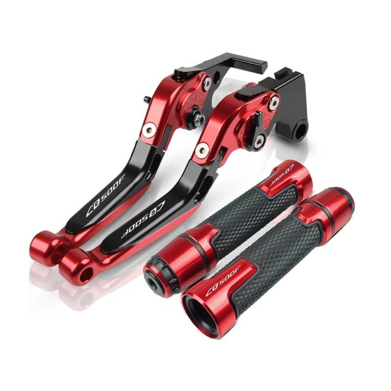 MDGHJD Motorrad Bremshebel Kupplungshebel Für H&ond&a CB500F 2013-2022 Motorrad CNC Folding Brems Kupplung Hebel Handbremse Lenker Grip Griff Handgriffe Motorrad Teile von MDGHJD