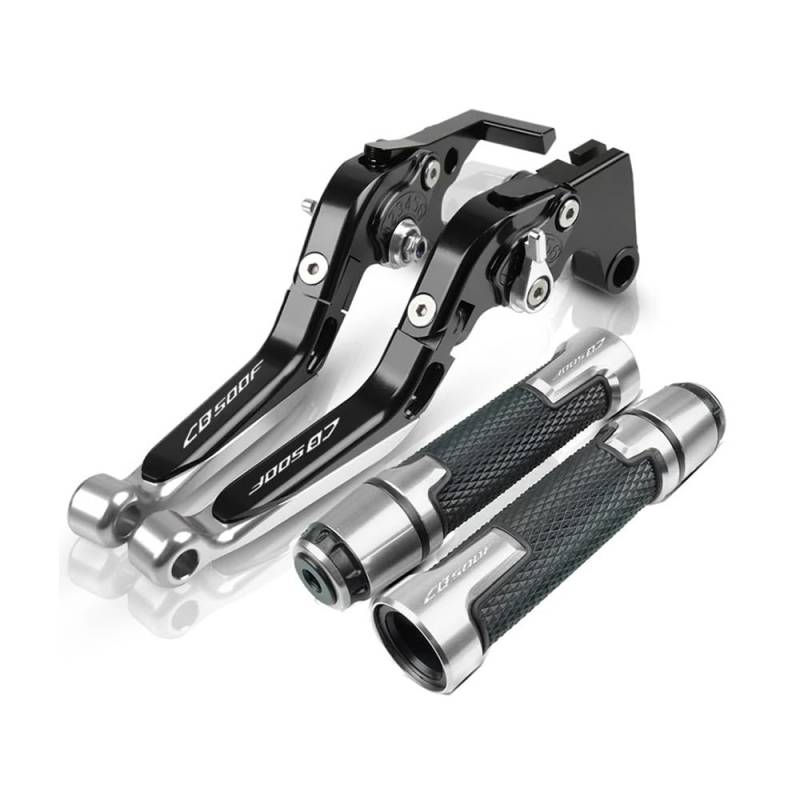 MDGHJD Motorrad Bremshebel Kupplungshebel Für H&ond&a CB500F 2013-2022 Motorrad CNC Folding Brems Kupplung Hebel Handbremse Lenker Grip Griff Handgriffe Motorrad Teile von MDGHJD
