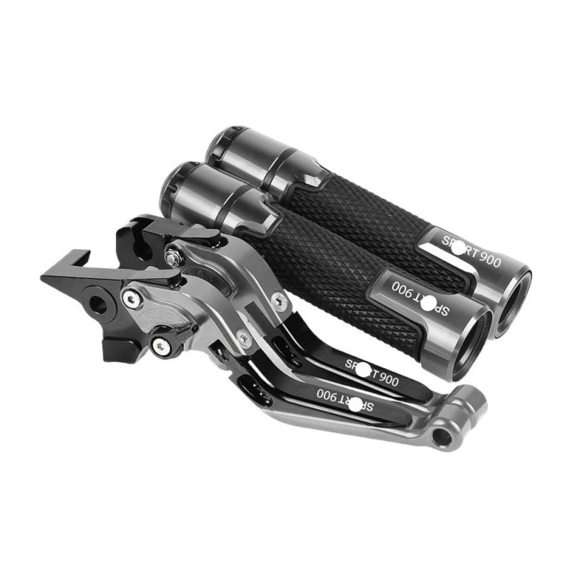 MDGHJD Motorrad Bremshebel Kupplungshebel Motorradbremsen Spurstange Handbremse Bremskupplungshebel Lenker Handgriffe Enden FÜR DUCADI 900SS 900Sport 1999 2000 2001 2002 von MDGHJD