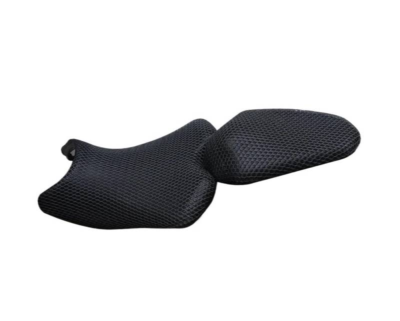 MDGHJD Motorrad Sitzkissen 3D Mesh Sitzbezug Kissenschutz wasserdichte Isolierung Atmungsaktives Netz Für KAWA&SAKI Z 400 Z 900 Motorradzubehör von MDGHJD